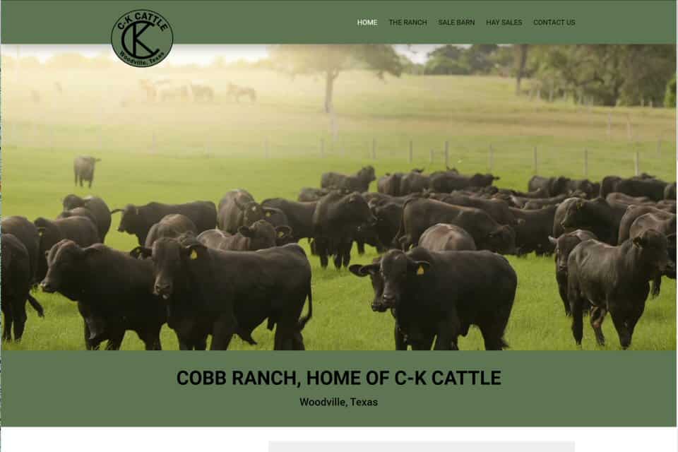 Cobb Ranch, Home of C-K Cattle by The Woodlands VIP Limousine Service