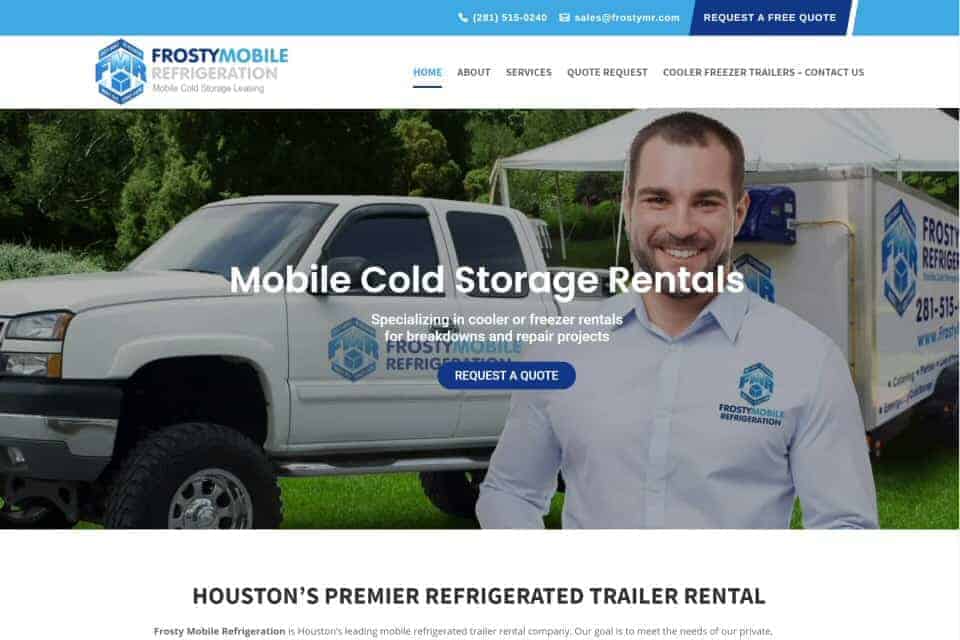 Frosty Mobile Refrigeration by The Woodlands VIP Limousine Service